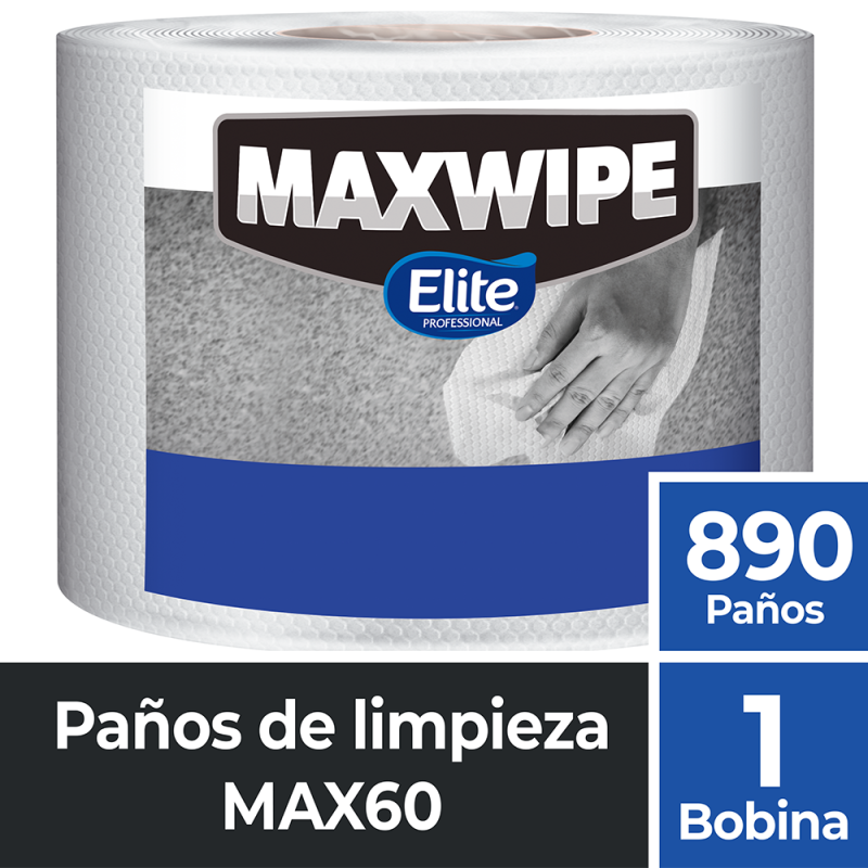 MAX 60 - Paños Maxwipe Multiuso Bobina x890 MAX 60 - Paños Maxwipe Multiuso Bobina x890