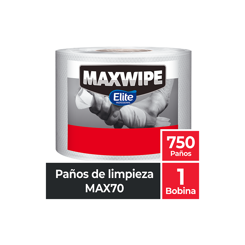 MAX 70 - Paños Maxwipe Multiuso Bobina x750 MAX 70 - Paños Maxwipe Multiuso Bobina x750