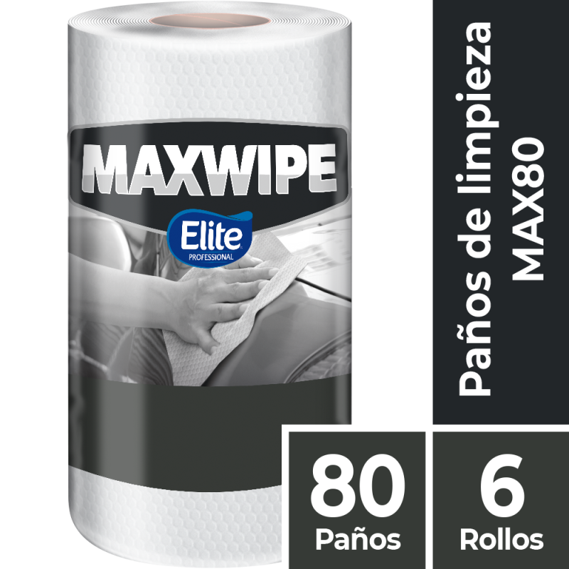 MAX 80 Blanco - Paños Maxwipe Multiuso x80/6 MAX 80 Blanco - Paños Maxwipe Multiuso x80/6