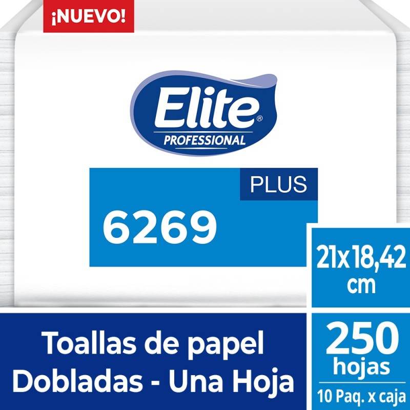 Toallas de Papel Dobladas - Una hoja Toallas de Papel Dobladas - Una hoja